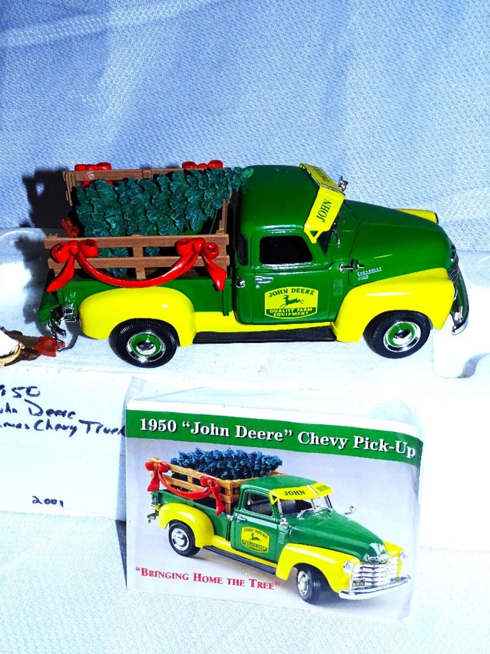 Ertl John Deere 1950 Chevy Pick-Up Bringing Home the Tree
